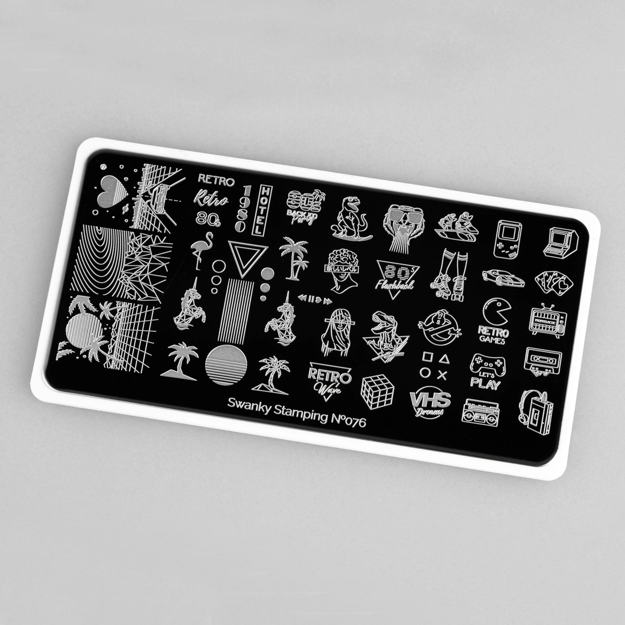 Dixie Plates Nail Gems 01 Mini Nail Stamping Plate