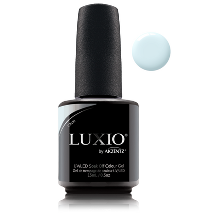 Luxio pastel blue gel nail polish