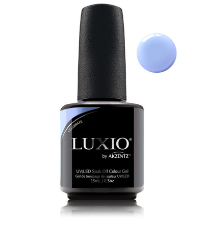 Luxio blue gel nail polish