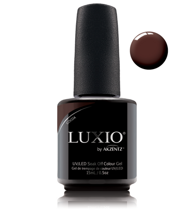Luxio brown gel nail polish
