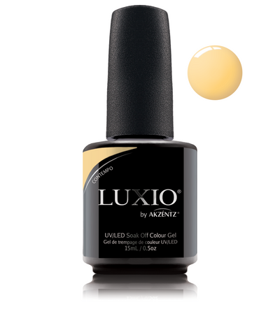Luxio yellow gel nail polish