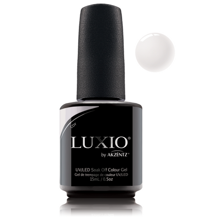 Milky white gel polish