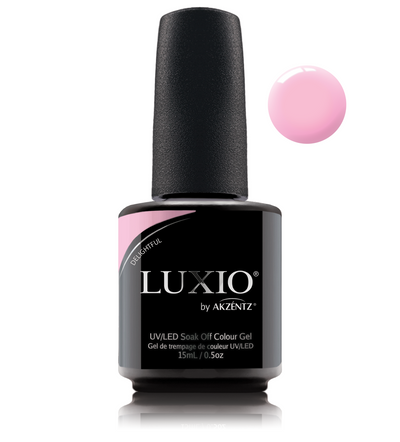 Luxio light pink gel nail polish