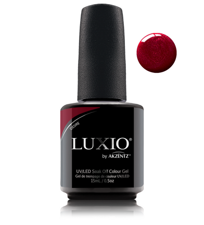 Luxio red gel nail polish
