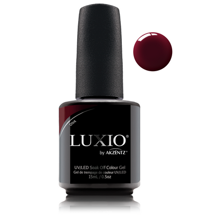 Luxio red gel nail polish