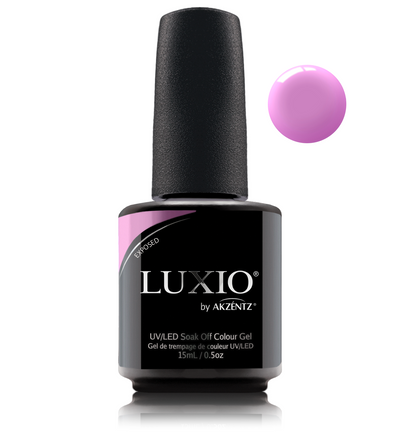 Luxio purple gel nail polish