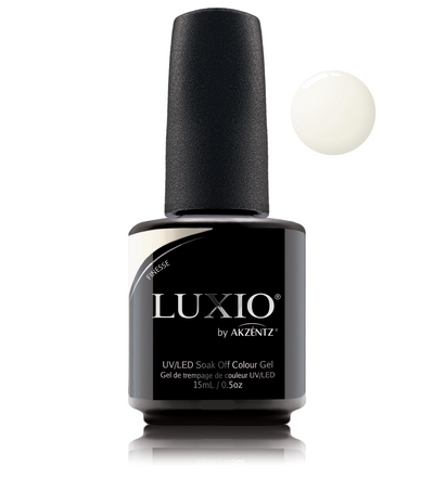 Luxio creamy white gel nail polish