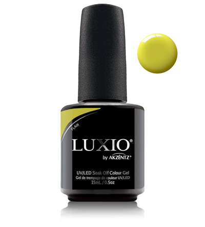 Luxio green yellow gel nail polish