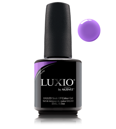Luxio purple gel nail polish
