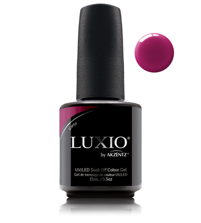 Luxio purple gel nail polish