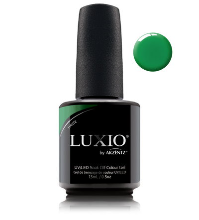 Luxio green gel nail polish