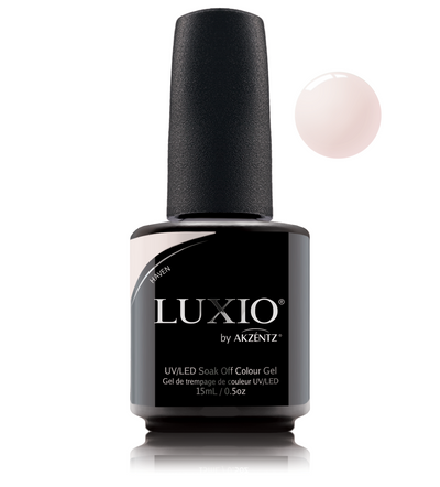 Luxio nude pink gel nail polish