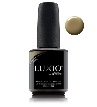 Luxio olive green gel nail polish
