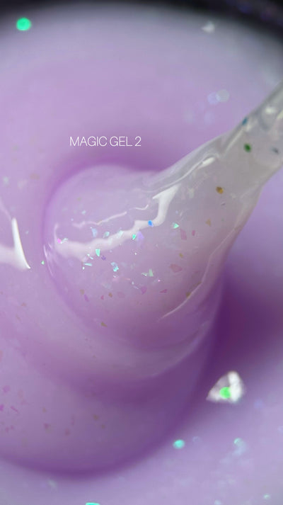 SAGA Magic builder gel, hard gel for Russian manicure