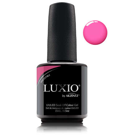 Luxio pink gel nail polish
