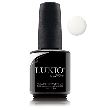 ivory white gel polish color