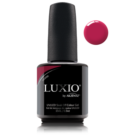 Luxio beryy red gel nail polish