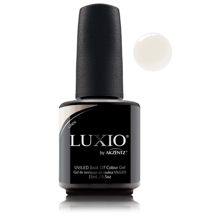 Luxio sheer white gel nail polish
