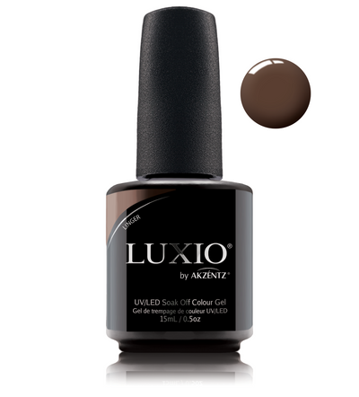 Luxio brown gel nail polish