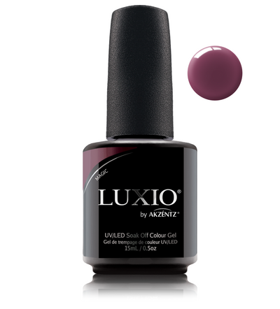 Luxio purple gel nail polish