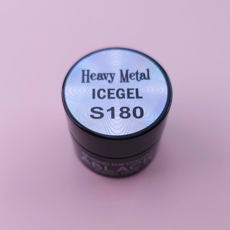 Potted metallic gel nail polish