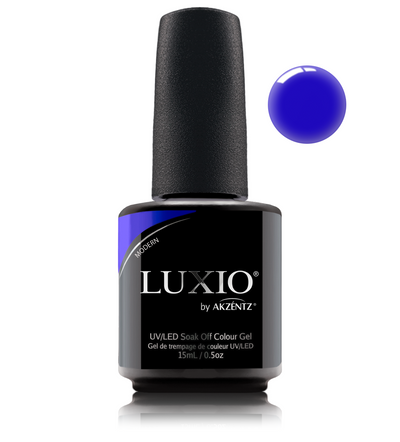 Luxio purple gel nail polish