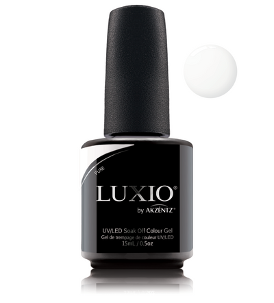 Luxio white gel nail polish