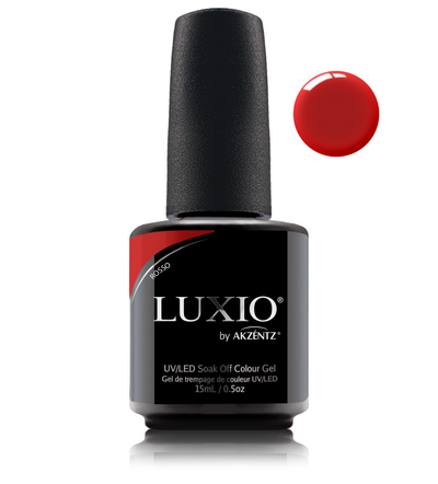 Luxio red gel nail polish