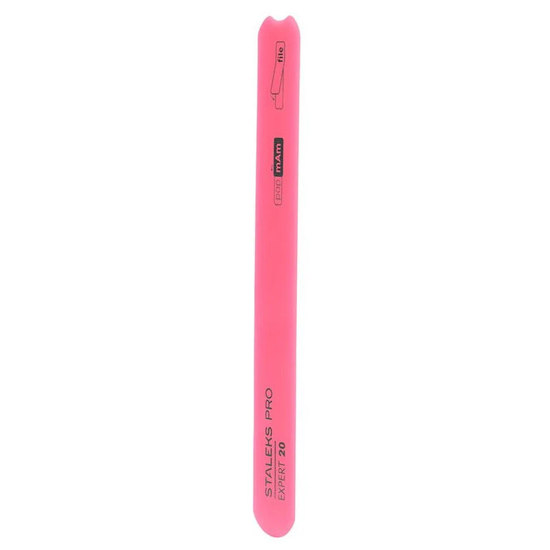 STALEKS PRO EXPERT 20 BEVELED STRAIGHT PLASTIC NAIL FILE (BASE) SPBE-20