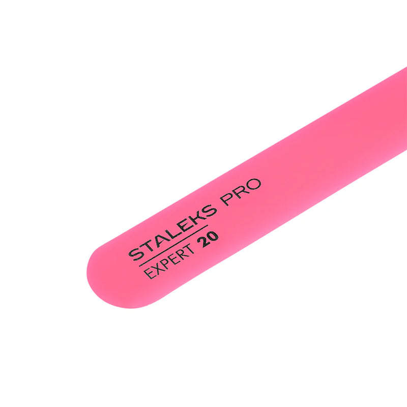 STALEKS PRO EXPERT 20 BEVELED STRAIGHT PLASTIC NAIL FILE (BASE) SPBE-20