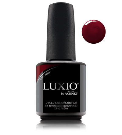 Luxio red gel nail polish