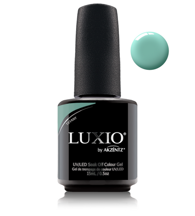 Luxio teal gel nail polish