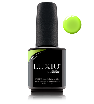 Luxio green gel nail polish