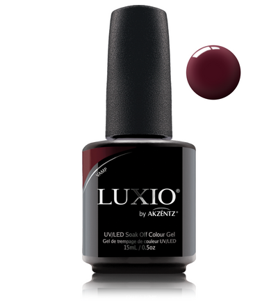 wine red color gel polish