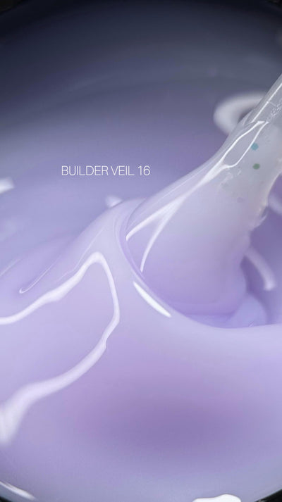 SAGA Lilac builder gel veil, hard gel 30 ml #16