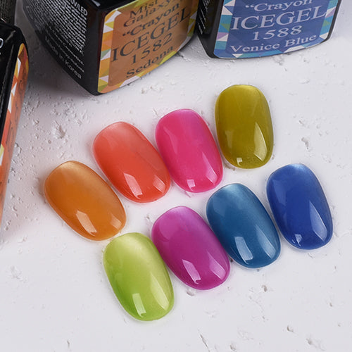 ICEGEL Crayon cat eye gel nail polish