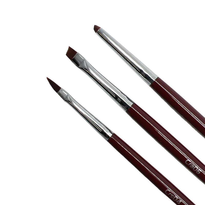 Roubloff M031 3-piece lash & lamination brush set