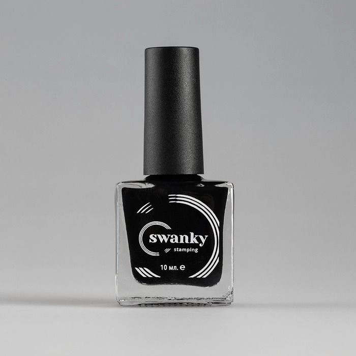 Swanky Stamping black polish